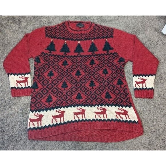 Women's Lane Bryant Design & Co Christmas Winter Sweater Size 18/20 - Picture 1 of 3